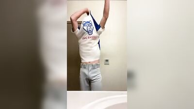 Baseball Stud Colin Strips and Hits a Home Run: The Ultimate Gay Porn Experience