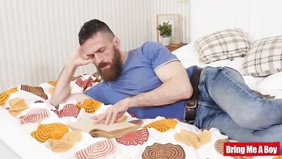 Spanked & Enjoying Daddy Dick - Gay Porn Twinks Sucking Cocks for Big Fathers
