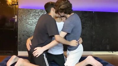 Young Twinks: First Time Threesome Adventure