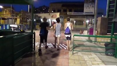 Cum-filled vacation: Boys big dicks bareback party