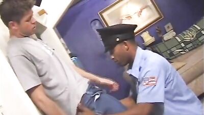 Straight Cop and Black Boy in Gay Porn Action 480p