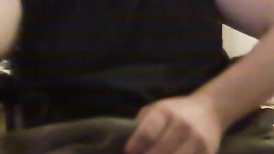 Making Pierced Webcam Cum Over My Shirt