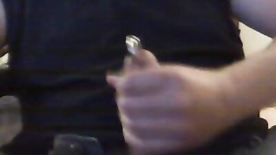 Making Pierced Webcam Cum Over My Shirt