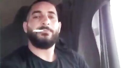 One Horny Trucker Gets His Cum Shot on Chaturbate!