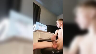 Hung Str8 Bro Cum Shot Again - College Amateur Edition