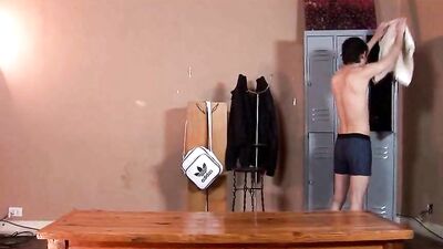 Step Sons Locker Room Debauchery With Horny Dad!