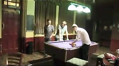 Three-Way in the Mens Room: Action Bareback Group Sex!