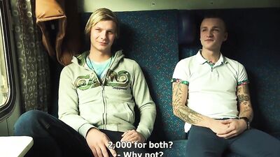 Train Sex HD: Bareback Group Action!