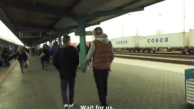 Train Sex HD: Bareback Group Action!