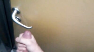 Gay Porn Cumshot on Toilet Door - [ABX][3][068]