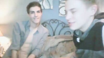 Bed Rimming Blonde Boy: Amateur Action Play