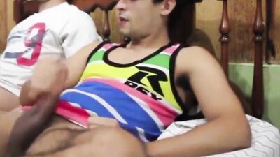 His Brothers Jizz in the Face - A Cumshot Gangbang!