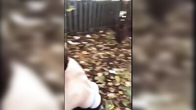 Forbidden Woods Fucking: Public Amateur Cum Shots with Web-Cam