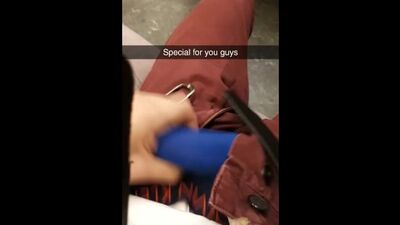 Public flashing in a train