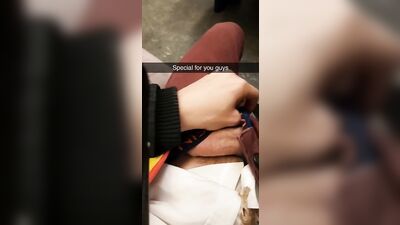 Public flashing in a train