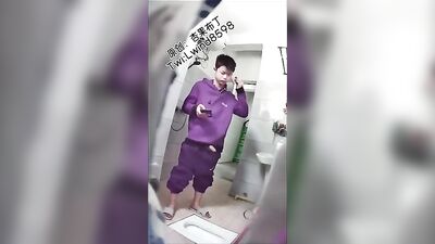 Pissing in the Toilet Cam: Asian Straight Boys Voyeur Web-Cam Gay Porn!