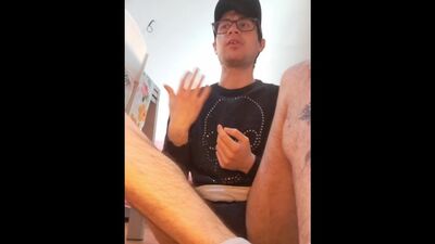 Feel this twink's cock squeaking, with dialogue! (INTENSE ORGASM)