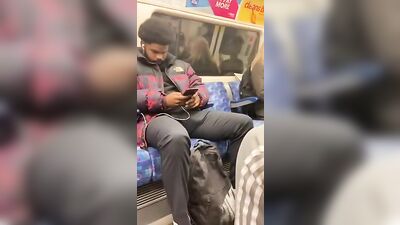 Hardcore Train Bulge in London - Big Cocks