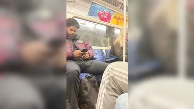 Hardcore Train Bulge in London - Big Cocks