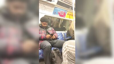 Hardcore Train Bulge in London - Big Cocks