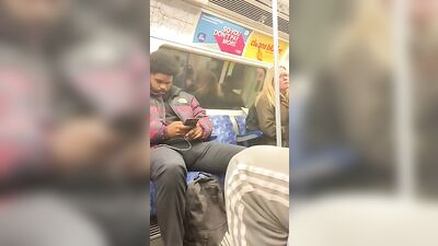 Hardcore Train Bulge in London - Big Cocks