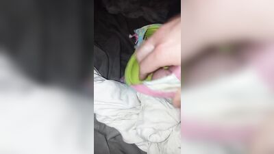 Masterbating Onto My Bra In Bed Vid 2