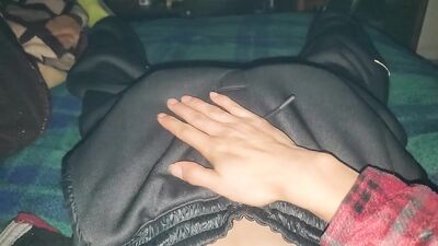 Frat boy enjoy fleshlight anal