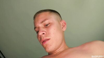 Camilo enjoys getting his arse rimmed as his cock goes from flaccid to rock-hard