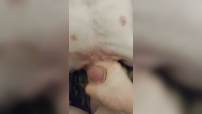 Straight guy gets facial swallows cum