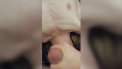 Straight guy gets facial swallows cum