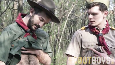 ScoutBoys - cute ScoutBoy fucked in forest tent by leader
