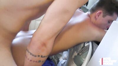 Straight Twink Boy Hole Used By Daddy Bareback POV