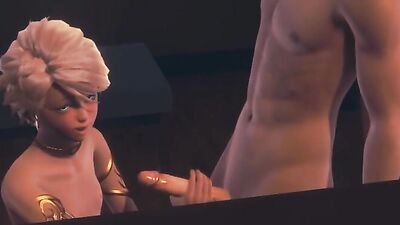 Yaoi Femboy - Sexy Femboy is fucked by his boyfriend and a friend