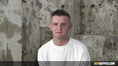 Young twink Jakwy Combe tormented on dick with clothespins