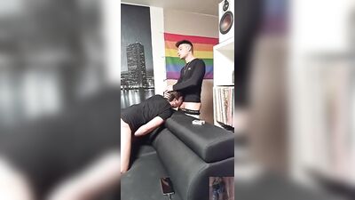 We r smoking, sucking and wanking each other´s cocks