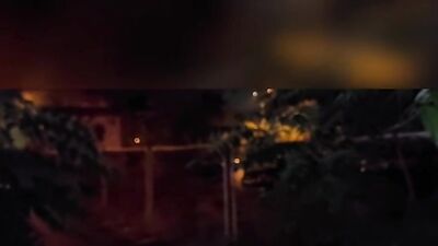 Young twink cruising in a car jerking off with a good load