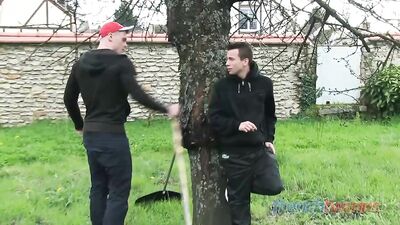 Piss Break in the Garden