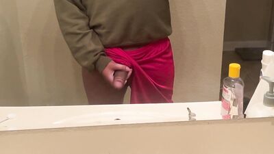 My dick kept distracting me when walking around