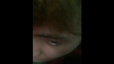 Teen practices his sucking ski*lls on food