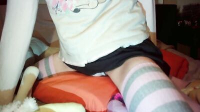 TCD Kiara, Cute little femboy pillow humping