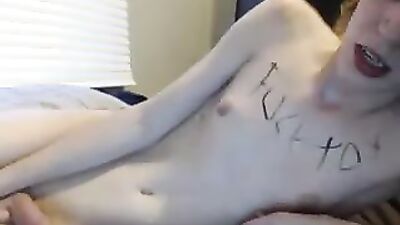 Sexy smooth blond teen boy - Hot wanks and cum on cam!