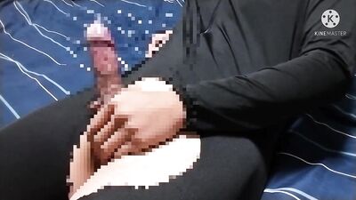 Massive ejaculation of sperm accumulated by an amateur Japanese man for three days