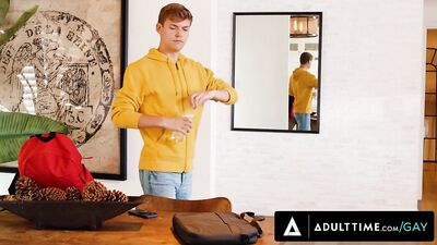 HETEROFLEXIBLE - Muscular Stepdad Lawson James & Colleague Pierce Paris Fuck Stepson Together! 3-WAY