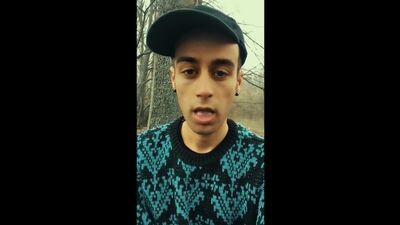 Twink want to swallow cum after blowjob but accidentally spits it