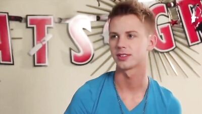 Swallows The Load - 410: Ultimate Gay Porn Bareback Cum Shots Handjob Oral Experience!