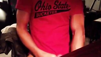 Ohio State Muscle Boys Cumshot Rubout - Proud!