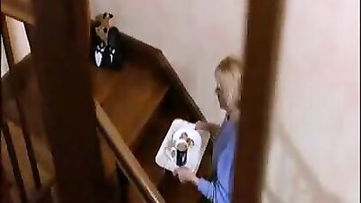 Mommy Catches Son in the Act - Quickie Interrupted!