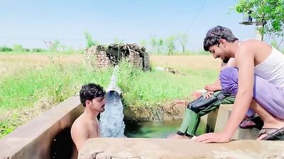 Gang of Muscle Boys Ride the Big TUBE Well for Action-Packed Fun!