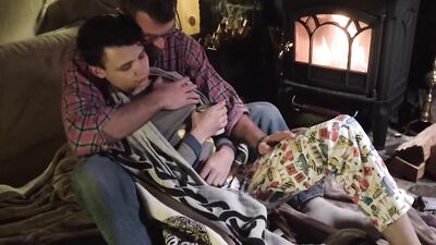 Bred by Daddy: Happy New Year Father and Step Son Bareback Amature Video