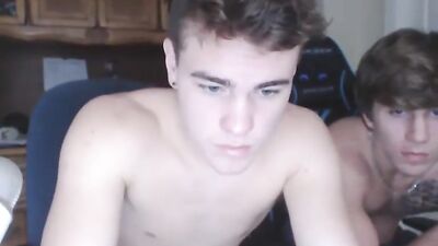 Straight Friends Give Cam Show - Gay Porn Video